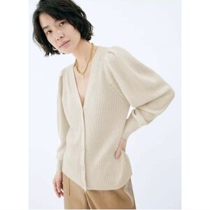 Mulberry Pink Purple Cardigan Merino Wool Carina WILFRED / ARITZIA